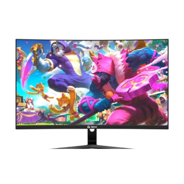 Monitor Curvo TEROS TE-2731S, 27" FHD VA, HDMI, VGA